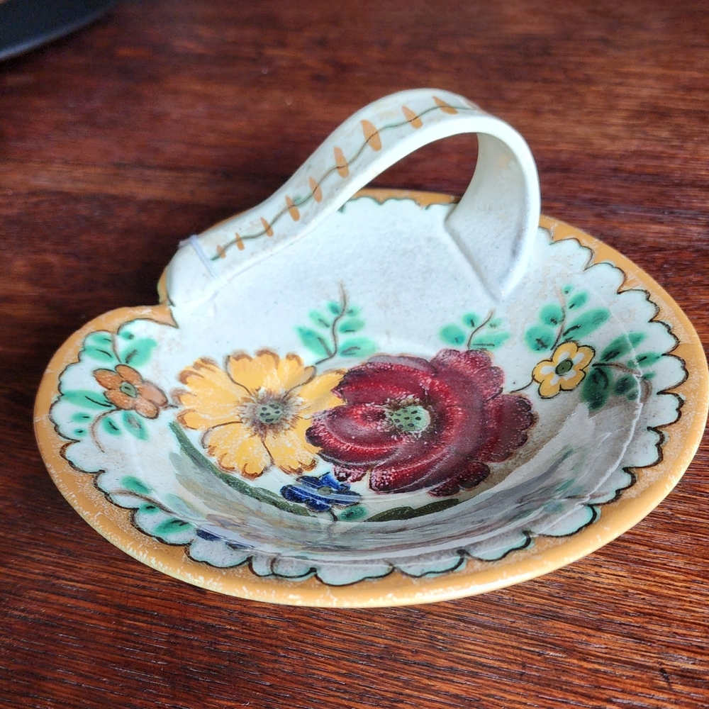 Antique Gouda china dish